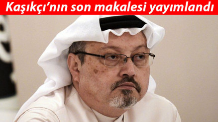 Cemal Kaşıkçının son makalesi yayımlandı