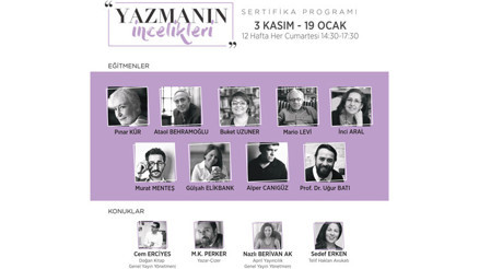 ‘Yazmanın İncelikleri’ni öğrenecekler