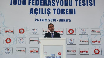 Judo Federasyonunun yeni hizmet binası açıldı