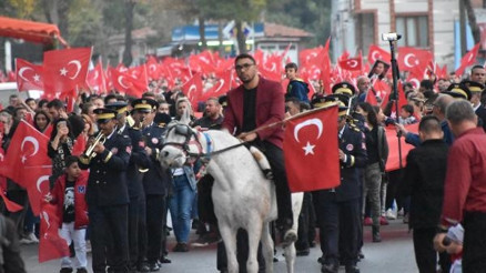 Edirnede Cumhuriyet yürüyüşü