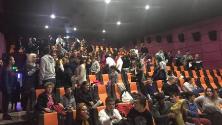 Lüleburgaz’da öğrenciler ilk kez sinema ile buluştu