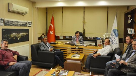 Muhtarlardan Başkan İrbana ziyaret
