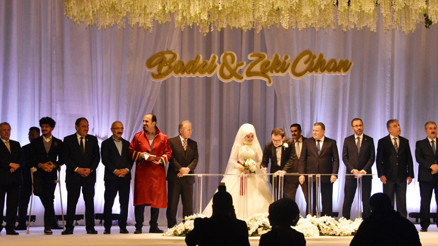 Spor camiası Baykanın düğününde buluştu