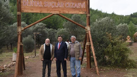 Başkan Tokat Dijital Esaret filminin setini ziyaret etti