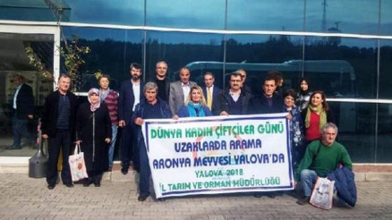 Aronya üreticilerine teknik gezi