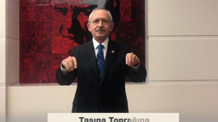 Kılıçdaroğlu işaret diliyle Bir Başkadır Benim Memleketim dedi