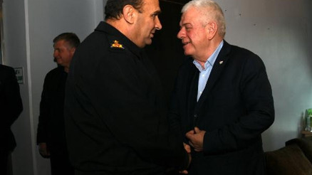Hakan Saraç ve Osman Aktan Bursaspora ziyaret