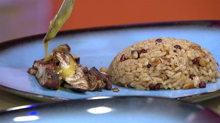 Hindi nasıl pişirilir Mandalina soslu hindi ve iç pilav tarifi