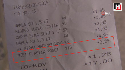 Marketlerde ücretli poşet uygulaması başladı