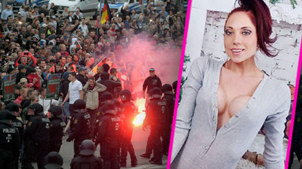 Neonazilerin pankartından bu kez bakın ne çıktı