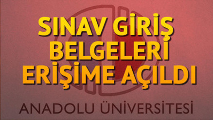 AÖF sınav giriş belgesi ve yerleri erişime açıldı AÖF giriş ekranı ve çıkmış sorular AÖF sınav giriş belgesi ve yerleri erişime açıldı AÖF giriş ekranı ve çıkmış sorular