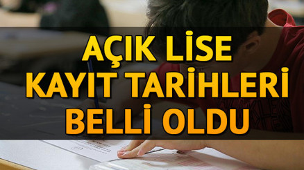 AÖL 2. Dönem kayıt yenileme ne zaman yapılacak Açık lise kayıt işlemleri AÖL 2. Dönem kayıt yenileme ne zaman yapılacak Açık lise kayıt işlemleri