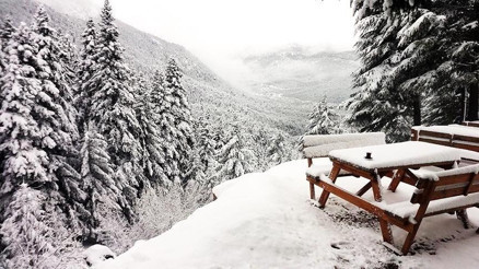 Akseki’de kış manzaraları