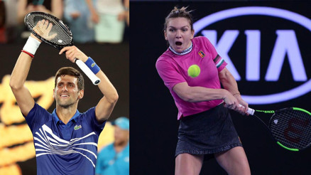 1 numaralar hata yapmadı Djokovic ve Halep ikinci turda...