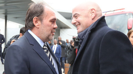 Gianni Infantinodan Yıldırım Demirörene ziyaret