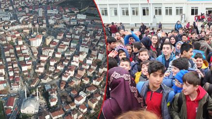 İlçede hidrojen sülfür alarmı Okul tatil edildi İlçede hidrojen sülfür alarmı Okul tatil edildi