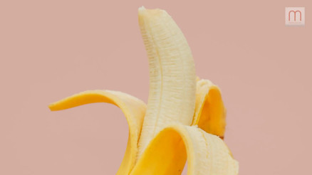 Bebek gibi bir cilt için muz maskesi