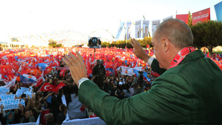 Cumhurbaşkanı Erdoğan: 120 bin kişiyle mitingimizi yaptık Cumhurbaşkanı Erdoğan: 120 bin kişiyle mitingimizi yaptık