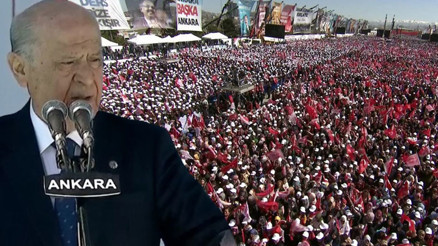Son dakika Bahçeliden Ankara mitinginde dikkat çeken sözler