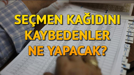 Seçmen kağıdı olmadan oy kullanılır mı Kimliksiz oy kullanılır mı