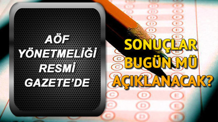 Resmi Gazetede AÖF gelişmeleri... AÖF sınav sonuçları ne zaman açıklanacak Resmi Gazetede AÖF gelişmeleri... AÖF sınav sonuçları ne zaman açıklanacak
