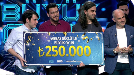 “Abbas Güçlü İle Büyük Oyun” büyük finali ile ekrana geldi