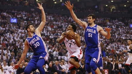 Furkanlı 76ers mağlup, Raptors 1-0 öne geçti