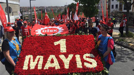 İstanbulda 1 Mayıs kutlaması