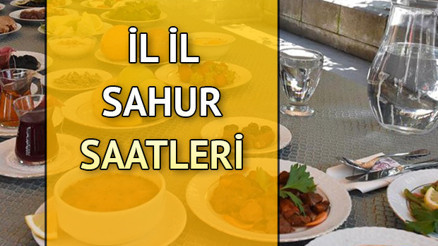 İlk sahura saat kaçta kalkacağız Ramazan ayı bugün mü başlıyor