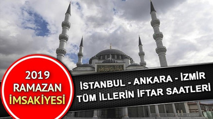 İftar saat kaçta yapılacak Tüm iller ve İstanbul Ankara iftar saati