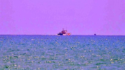 Denizin ortasına panik anları