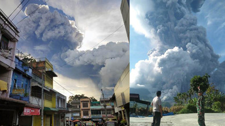 Endonezya’da yanardağ patladı