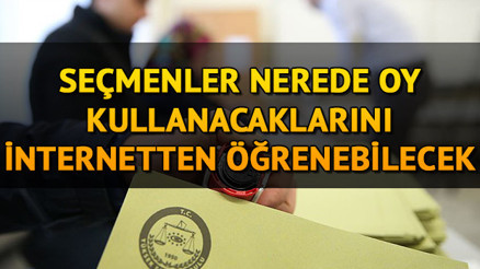 Nerede oy kullanacağım YSK seçmen sorgulama sayfası