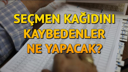Nerede oy kullanacağım Seçmen kağıdı, kimlik olmadan oy kullanabilir miyim