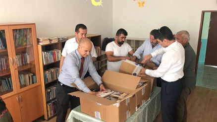 İlk kütüphane Güdül’e kuruldu
