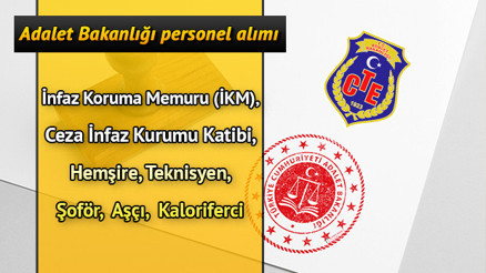 Adalet Bakanlığı CTE İnfaz Koruma Memuru (İKM-Gardiyan) alımı başvurusu nasıl yapılır