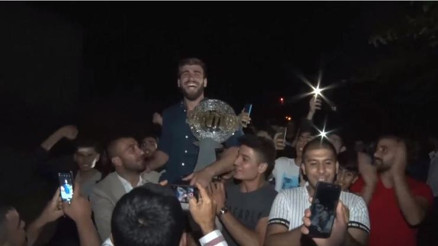 Survivor şampiyonu Yusuf Karakaya memleketi Elazığ’da böyle karşılandı