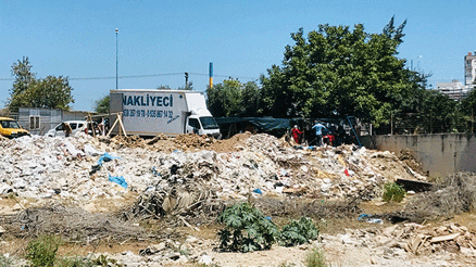 MOLOZ İÇİNDE KAÇAK KESİM