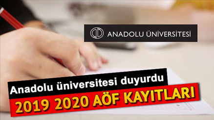 AÖF yeni dönem kayıtları ve kayıt yenileme ne zaman