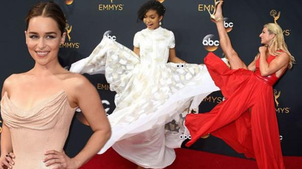 Emmy Ödül Töreninde Şıklık Yarışı
