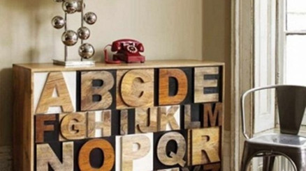 Tipografik ev aksesuarı tasarımları