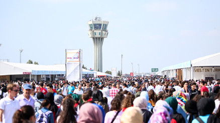 2 günde 250 bin kişi geldi