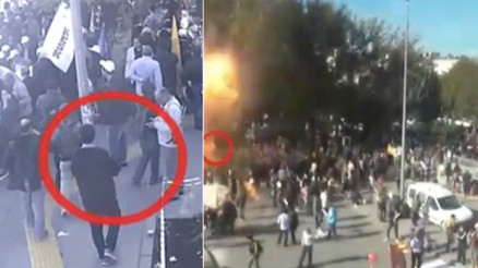 Ankara Garı önündeki terör saldırısının yeni görüntüleri ortaya çıktı