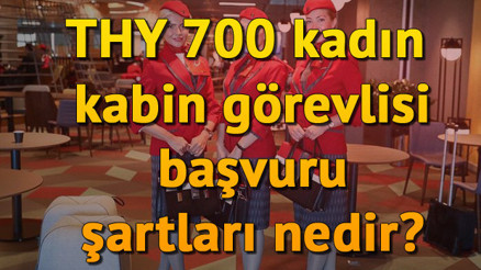 THY 700 kadın kabin memuru alımı başvuru şartları neler THY kabin memuru başvuru ekranı