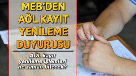 AÖL kayıt yenileme tarihi uzatıldı Kayıt ücretleri ne zaman yatırılacak