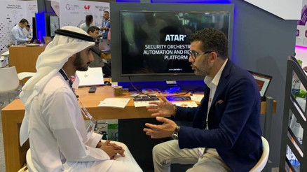 Yerli siber güvenlik robotu ATAR, GITEX 2019da ilgi gördü