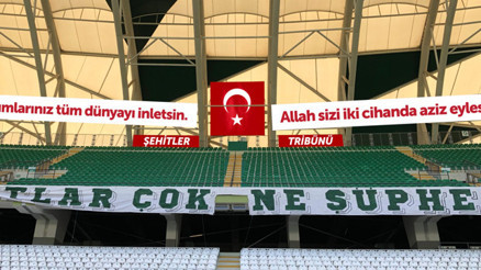 Konyaspordan Şehitler Tribünü kararı