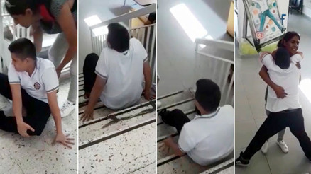 Tepki çeken görüntülerin ardından Alinin dersliği değiştirildi