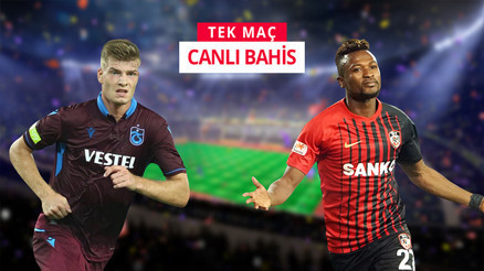 Trabzonspor - Gaziantep FK maçında dikkat çeken istatistik iddaada...