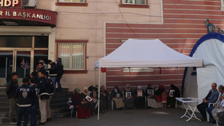 HDP önündeki eylemde 59uncu gün